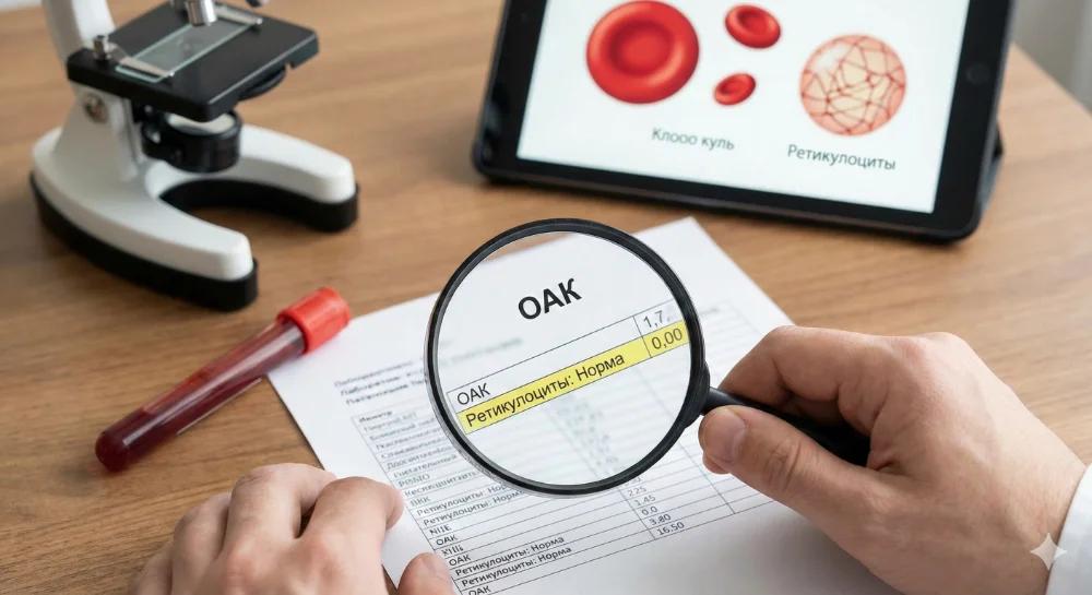 Что такое ретикулоциты: норма и отклонения