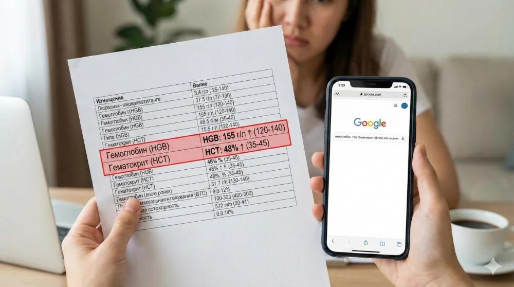 Гемоглобин и гематокрит вышли за норму — как читать анализ