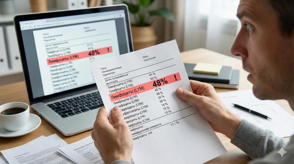 Лимфоциты повышены или понижены — нормы в анализе крови