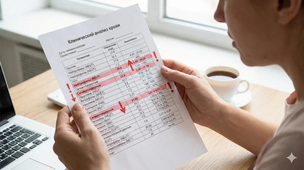 Нейтрофилы выше или ниже нормы — вирус или бактерия