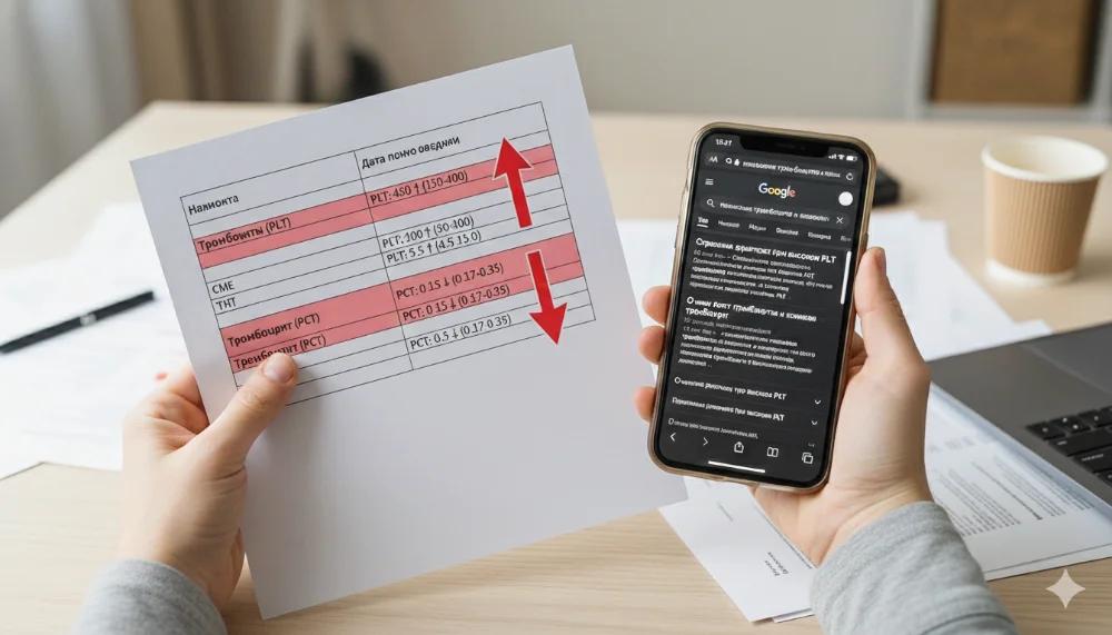 Повышены тромбоциты (PLT) и PCT? Нормы и скрытые причины